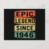 79歳の誕生日 1946 伝説の誕生日 79回目の誕生日 ポストカード (正面)