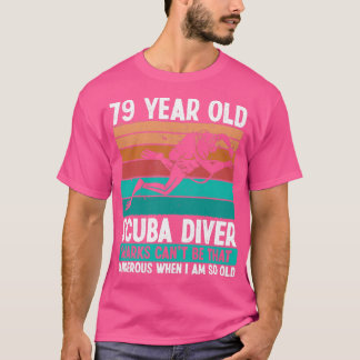 79歳スキューバダイバー79th誕生日スキューバダイビング tシャツ