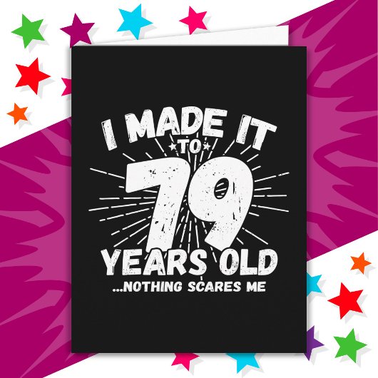 79歳皮肉ミームおもしろい79誕生日 カード