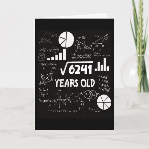 79歳Bday数学先生79th誕生日ギフト カード
