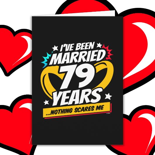 79結婚した年おもしろい79結婚周年 カード