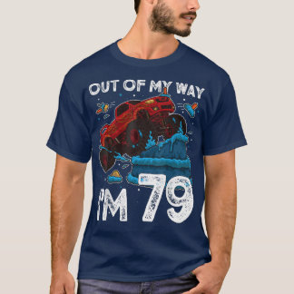 79誕生日の少年モンスタートラック私の道から Tシャツ