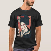 7942 Geisha traditional  PR Tシャツ (正面)