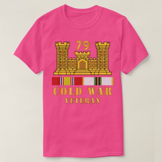 79thエンジニアバタリオンENGブランチColdBeerin w C Tシャツ (デザイン正面)