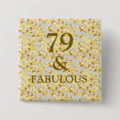 79th Birthday  缶バッジ (正面)