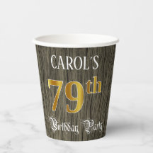 79th Birthday Party — フェイク金ゴールド&ウッドフェイク・ルックス