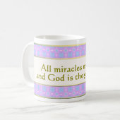 7. すべての奇跡の平均寿命の奇跡のマグ コーヒーマグカップ (正面左)