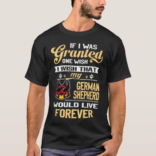 7 もし願いが一つだけ叶うなら 私のドイツ Tシャツ (正面)