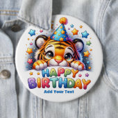 #7 テキストを追加 / お誕生日おめでとう 缶バッジ (インサイチュ)