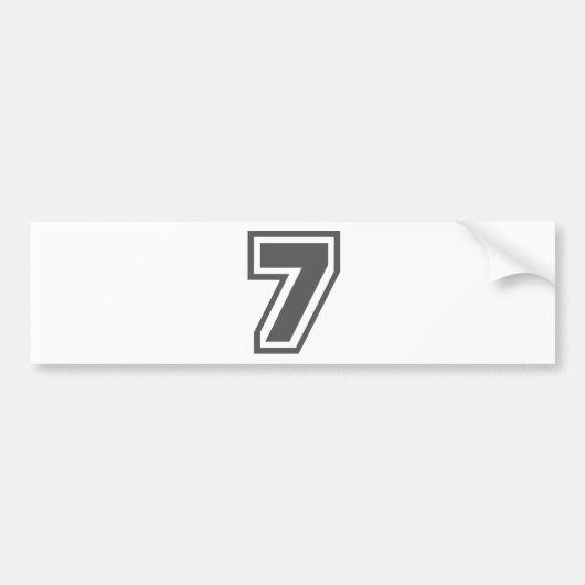 7 バンパーステッカー (正面)