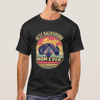 7 ベスト ダックスフンド ママ いつまでも ヴィンテージ Tシャツ