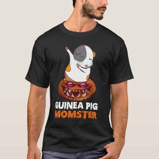7 モルモット モンスター ハロウィン Tシャツ (正面)