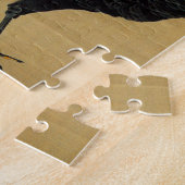 7. 大鶏雌雄図, 若冲 Couple of Chickens, Jakuchū ジグソーパズル (側面)