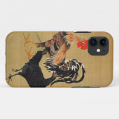 7. 大鶏雌雄図、鶏の若冲のカップル、Jakuchū Case-Mate iPhoneケース (裏面(横))