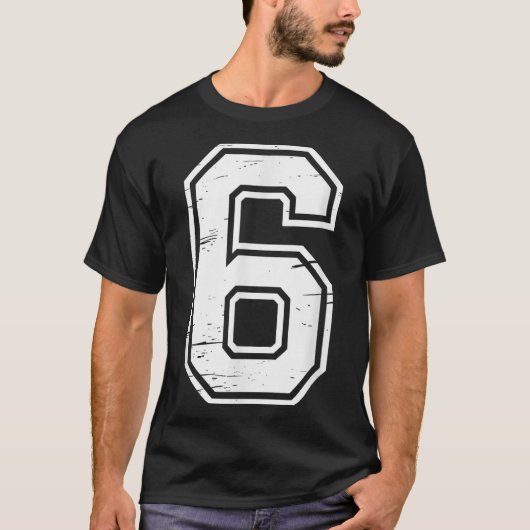 7 数字 67 シックス セブン ミーム Tシャツ (正面)