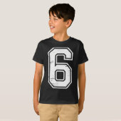 7 数字 67 六七 メメ Tシャツ (正面フル)
