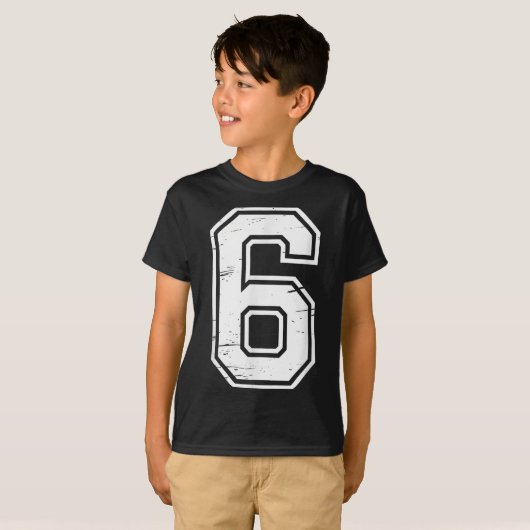 7 数字 67 六七 メメ Tシャツ (正面フル)