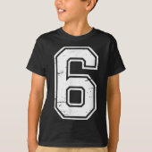 7 数字 67 六七 メメ Tシャツ (正面)