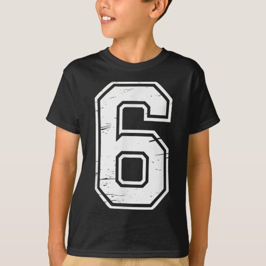 7 数字 67 六七 メメ Tシャツ (正面)