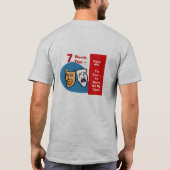 7.長く幸せな結婚に対する言葉 Tシャツ (裏面)