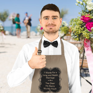 7.長く幸せな結婚のための言葉 ロングエプロン