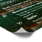 7(鳥)ショウジョウコウカンチョウ規則LIFE ポスター (角)