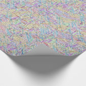 7,500人の女の子の名前パズル解決 ラッピングペーパー (角)