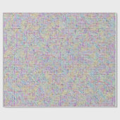 7,500人の女の子の名前パズル解決 ラッピングペーパー (フラット)