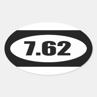 7.62 AK47.308 楕円形シール