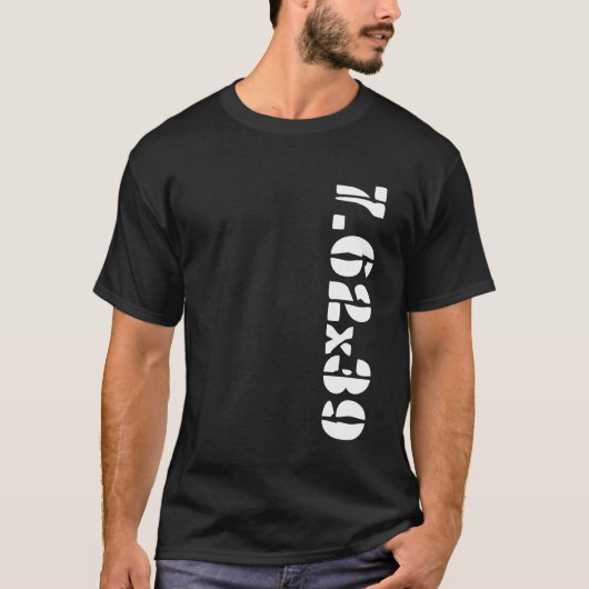 7.62x39口径 弾薬 AK-47 銃 Tシャツ (正面)