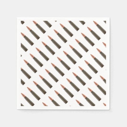 7.62x39 balle ak 47 スタンダードカクテルナプキン (正面)