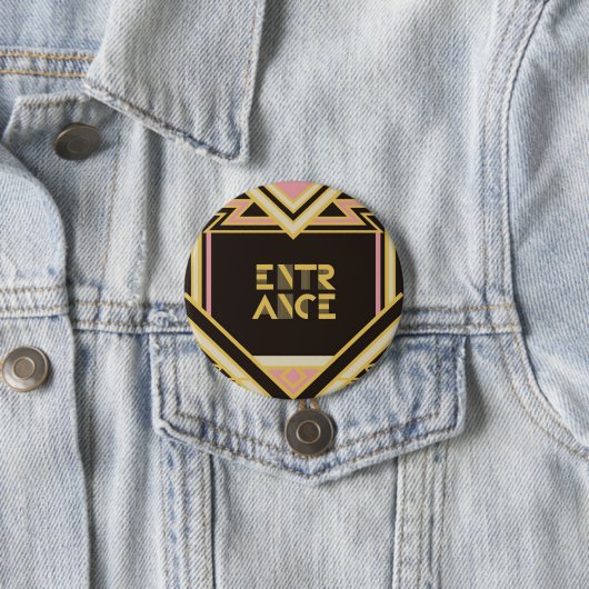 7.6cm Can batch [Art Deco] 缶バッジ (インサイチュ)