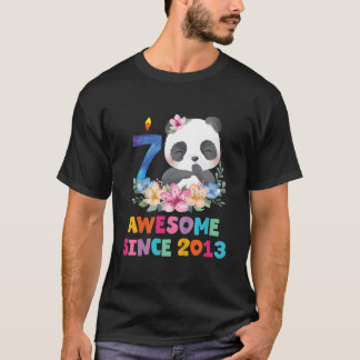 7 7Th Panda Unicorn Py Tシャツ