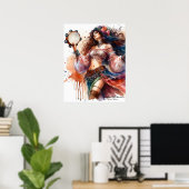 *~* 7 A100サイコボホジプシータンバリンダンサー ポスター (ホームオフィス)