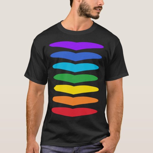 7 Chakra Hearts Energy System Chakras Colours Kund Tシャツ (正面)