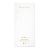  7 Chakras Kundalini Healer Gift Certificate ラックカード (裏面)