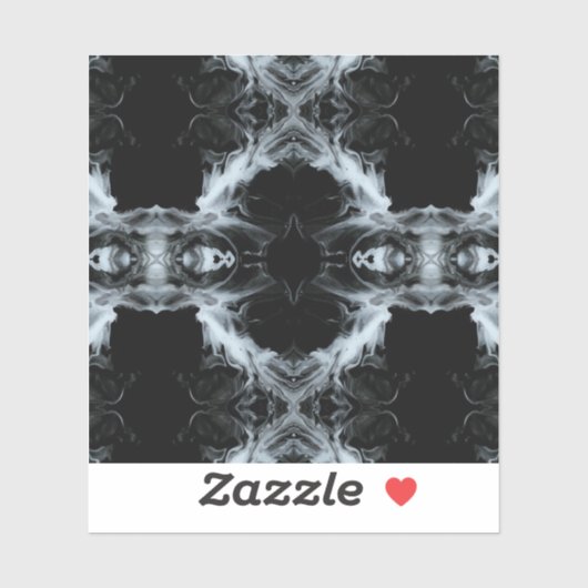 7 Deadly Sins and 7 Contrary Virtues Abstract Art シール (シート)