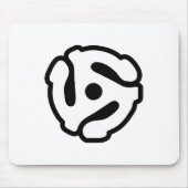 7 inch 45 rpm vinyl adapter insert spindle spider マウスパッド (正面)