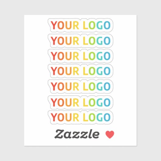 7 Inline Logo Extra Small Clear Separate Stickers シール (シート)