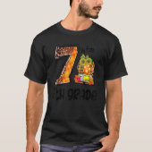 7 Is For 7th Grade Leopard Pumpkin Teacher Fall Th Tシャツ (正面)