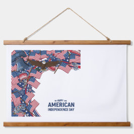   7. "Land That I Love – Wood-Hung Patriotic Wall  吊り下げ型タペストリー