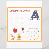 7 Learn To Spell Letter A Teacher Home Schooling (正面)