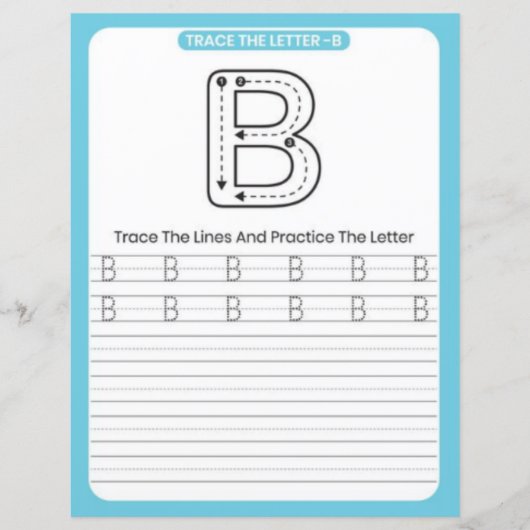 7 Learn To Spell Letter B Teacher Home Schooling (正面)