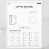 7 Learn To Spell Letter D Teacher Home Schooling (正面)