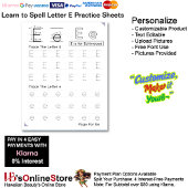 7 Learn To Spell Letter E Teacher Home Schooling