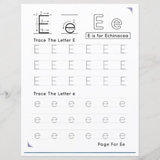 7 Learn To Spell Letter E Teacher Home Schooling (正面)