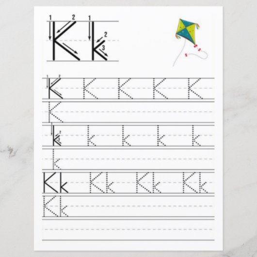 7 Learn To Spell Letter K Teacher Home Schooling (正面)