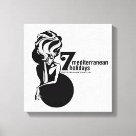 7 mediterranean holidays キャンバスプリント