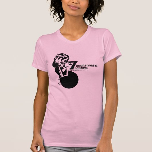 7 mediterranean holidays tシャツ (正面)
