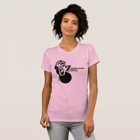 7 mediterranean holidays tシャツ (正面フル)